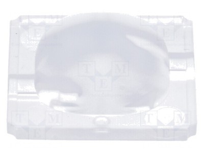 Lentilă LED pătrată silicon transparent 11,5mm foto