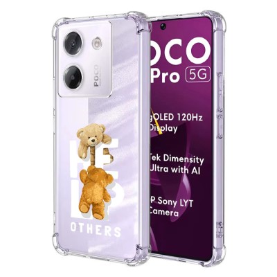 Husa antisoc pentru xiaomi poco m7 pro 5g - airbag tpu, col&amp;Egrave;uri ranforsate - help others foto