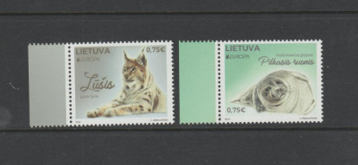 LITUANIA 2021 EUROPA CEPT - Serie 2 timbre MNH** foto