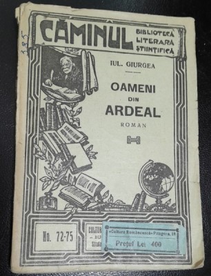 Oameni din Ardeal - Iul. Giurgea foto