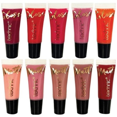 Set 10 Luciuri de Buze, Technic, Lip Vault, Vegan, 10 x 5 ml foto