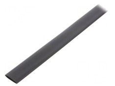 Manșon Termocontractabil 25,4mm Negru Fără Adeziv