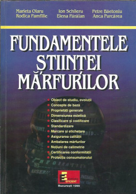 Fundamentele stiintei marfurilor - Marieta Olaru (coord) foto