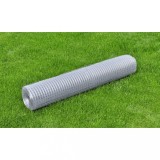 vidaXL Plasă de s&acirc;rmă pentru găini, argintiu, 25 x1 m, oțel galvanizat