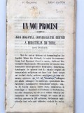 Nicolae Rosetti Un nou proces sau solutia impiedicate cestei a monastirilor din tara dise incinate 1862 Bucuresti alfabet tranzitie