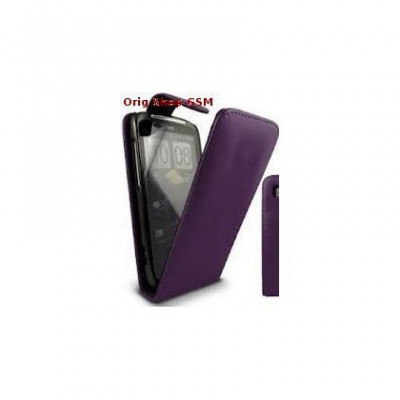 Husa Flip Piele Eco Forcell Samsung I8150 Violet foto