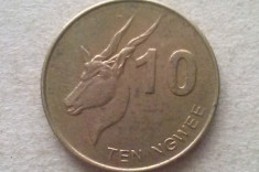 MONEDA 10 NGWEE 2012-ZAMBIA foto