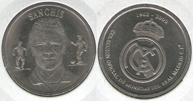Jeton 2000 - Sanchis, Real Madrid