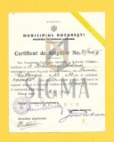 CERTIFICAT DE ALEGATOR, MUNICIPIUL BUCRESTI - SECTOR 1 - GALBEN, 1930