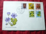 3 FDC Elvetia 1973 , &#039;74 , 75 - Pro Juventute - Flora