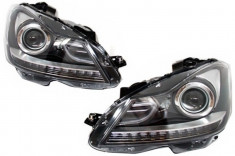 LED DRL Faruri Bi-Xenon Mercedes C-Class W204 Facelift (2011-2014) Performance AutoTuning foto