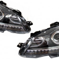 LED DRL Faruri Bi-Xenon compatibil cu Mercedes C-Class W204 Facelift (2011-2014) HLMBW204FX