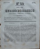 Cumpara ieftin Curier romanesc , gazeta politica , comerciala si literara , nr. 50 din 1844