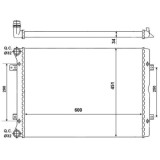 Radiator racire motor Nrf 53022