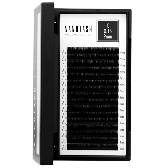Gene artificiale pentru extensie Nanolash - 0.15, C, 9 mm lungimi