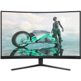 Monitor Gaming Philips EVNIA Curbat, 31.5, VA, QHD, 180Hz, 1ms, 0.5ms, HDR10, FlickerFree, HDMI, DisplayPort, 32M2C3500L/00, Negru