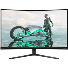 Monitor Gaming Philips EVNIA Curbat, 31.5, VA, QHD, 180Hz, 1ms, 0.5ms, HDR10, FlickerFree, HDMI, DisplayPort, 32M2C3500L/00, Negru
