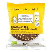 Ciocolata Neagra si Portocala Fara Gluten Bio 28 grame Republica Bio Cod: 5949072200787 foto