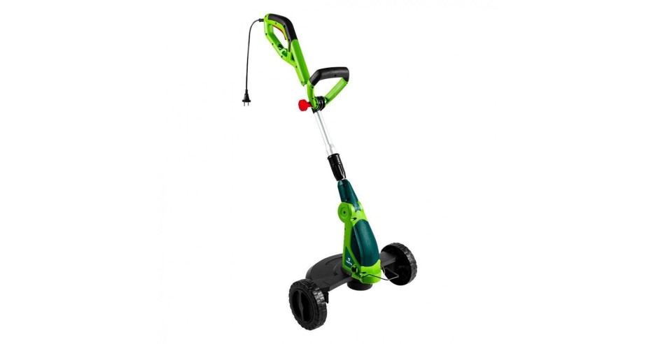 Motocoasa, trimmer, pentru tuns iarba, electric, cu 2 roti, 550 W,32 cm ...