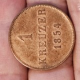 Germania SACHSEN 1 KREUZER 1854