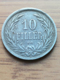 Moneda Ungaria 10 Filler 1909, Europa