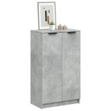 Pantofar, gri beton, 59x35x100,5 cm, lemn compozit