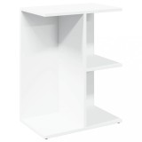 Cumpara ieftin Noptiera, alb, 46,5x29x61 cm, lemn compozit