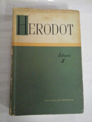 HERODOT - ISTORII- VOLUMUL 2 foto