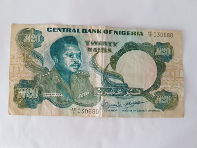 Nigeria 20 Naira 1999 foto