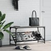 Pantofar, gri sonoma, 90x30x45 cm, lemn prelucrat