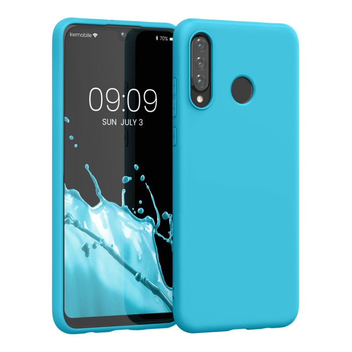 Husa pentru Huawei P30 Lite, Silicon, Albastru, 47499.205