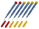 Set Șurubelnițe Reglare Fină 6 Bucăți, Cutie Plastic