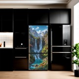 Folie imprimata color pentru decor frigider, dimensiune 200 x 90cm, model: avx-fr27, AVEX