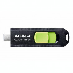 MEMORIE USB Type-C 3.2 ADATA 128 GB retractabila negru / verde ACHO-UC300-128G-RBK/GN foto