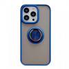Husa de protectie Flippy compatibila cu Apple iPhone 13 Pro Max,Defender cu prindere inel,Albastru