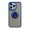 Husa de protectie Flippy compatibila cu Apple iPhone 13 Pro,Defender cu prindere inel,Albastru