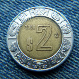 2L - 2 Pesos 2008 Mexic / moneda bimetal, America de Nord