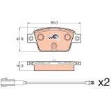 TRW set placute frana, frana disc Cotec