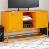 vidaXL Dulap TV, galben muștar, 100,5x39x60,5 cm, oțel