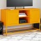vidaXL Dulap TV, galben muștar, 100,5x39x60,5 cm, oțel 846515