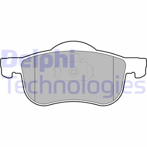 Delphi set placute frana, frana disc