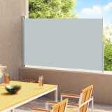 Copertină laterală retractabilă de terasă, gri, 180x300 cm