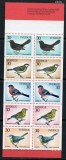 SUEDIA 1970, Fauna, Pasari, carnet, neuzat, MNH