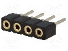 Conector 4 pini, seria {{Serie conector}}, pas pini 2mm, CONNFLY - DS1002-02-1*4BT1F6