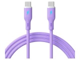 Cablu USB 2.0 AKYGA USB-C nichelat 1m violet AK-USB-70