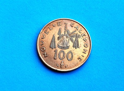 100 Francs 1987 Noua Caledonie-XF++RAR foto