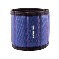 Bratara Magnetica unelte si scule, EMESZON&reg; MW15, 15 Magneti Neodim Puternici, sustine suruburi, cuie, piulite, saibe, Albastru