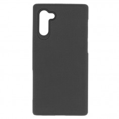 Husa Telefon Silicon+Plastic Samsung Galaxy Note 10 n970 Black Antishock Triangle