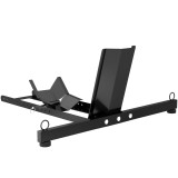 HOMCOM Suport Blocator Roată Moto cu Suport Reglabil, Capacitate de 816,5 kg, &Oslash;34-84 cm, Negru | Aosom Romania