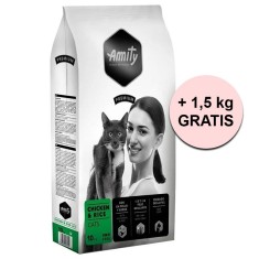 Amity CATS Premium Chicken and Rice 10 kg + 1,5 kg GRATUIT foto